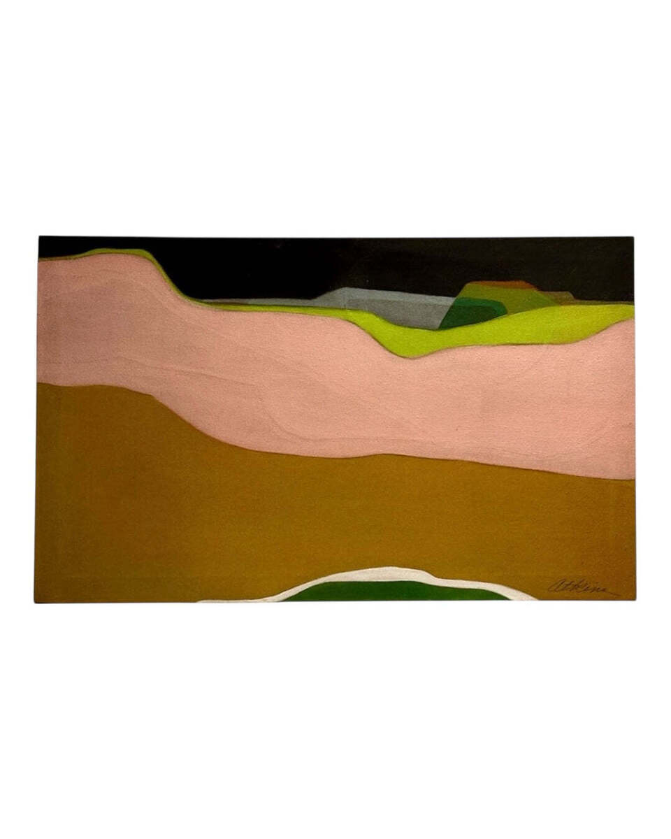 Reserved Vintage Abstract Landscape