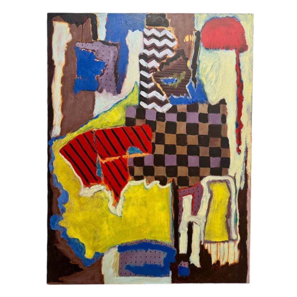 Active Patterned Abstract Painting