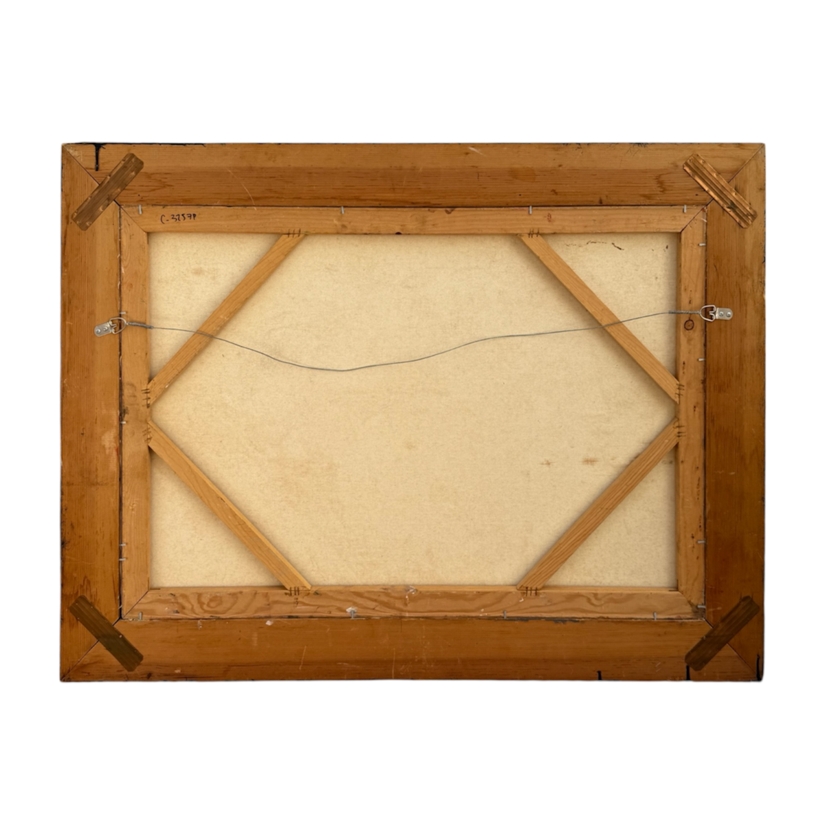 Heavy Impasto Oil Painting of an Abstracted Landscape