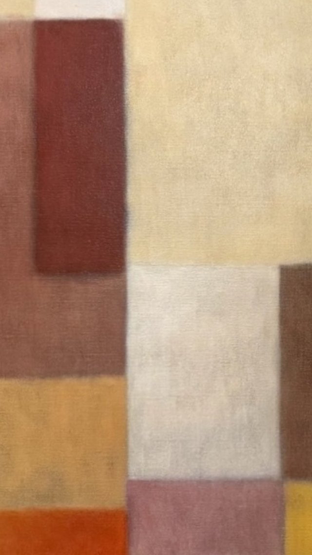 “Pale Day” Translucent  Color Blocks Layered in Graphic Composition