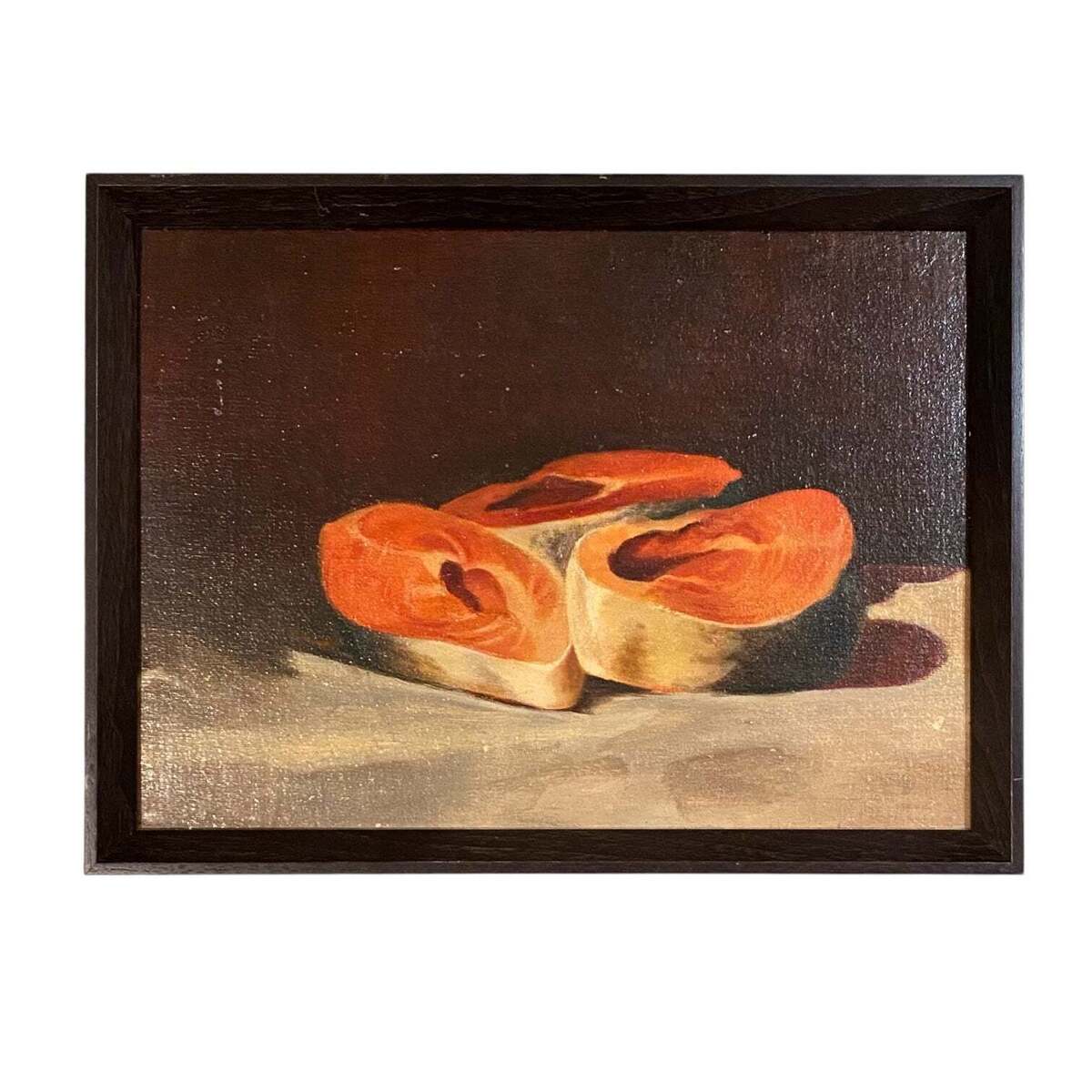 Vibrant Realistic Still Life of Salmon Steaks