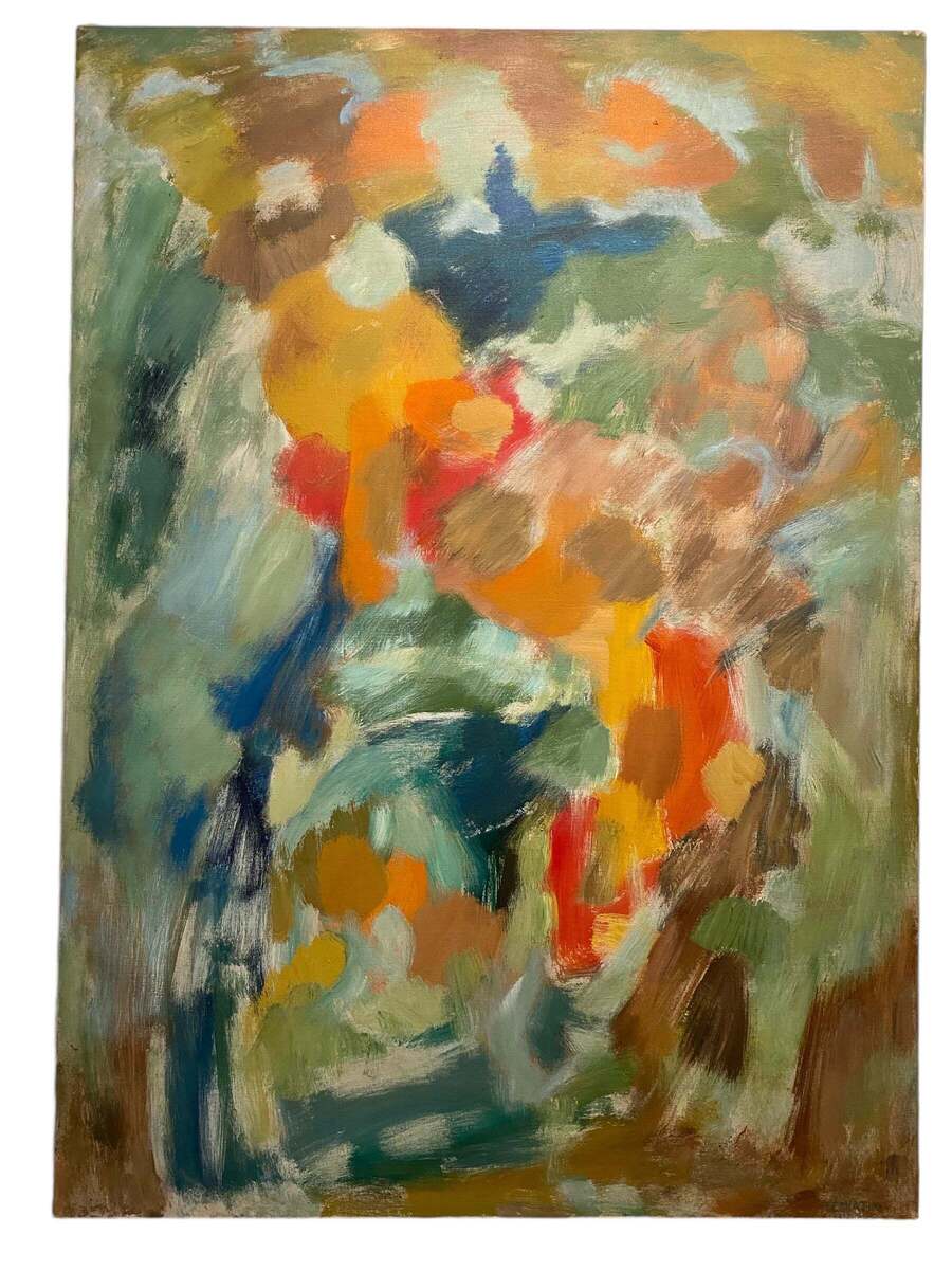 Abstract Expressionist Vibrantly Colorful Painting