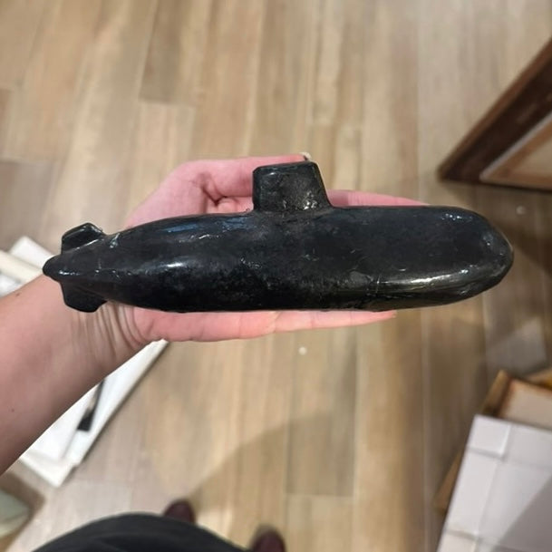 Reserved DS Plaster Painted Submarine by Cal Lane