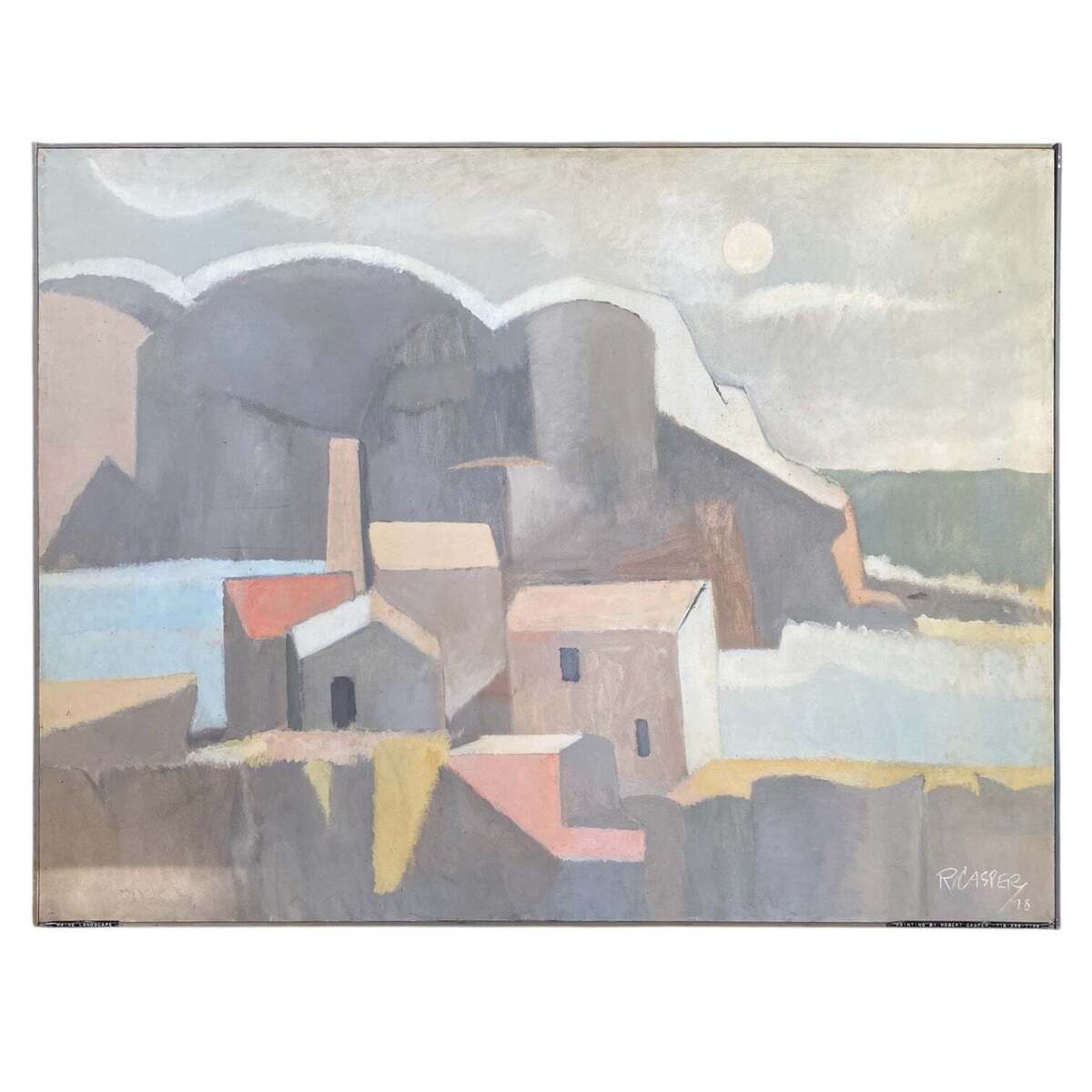 1978 Abstract Cityscape Against the Sea