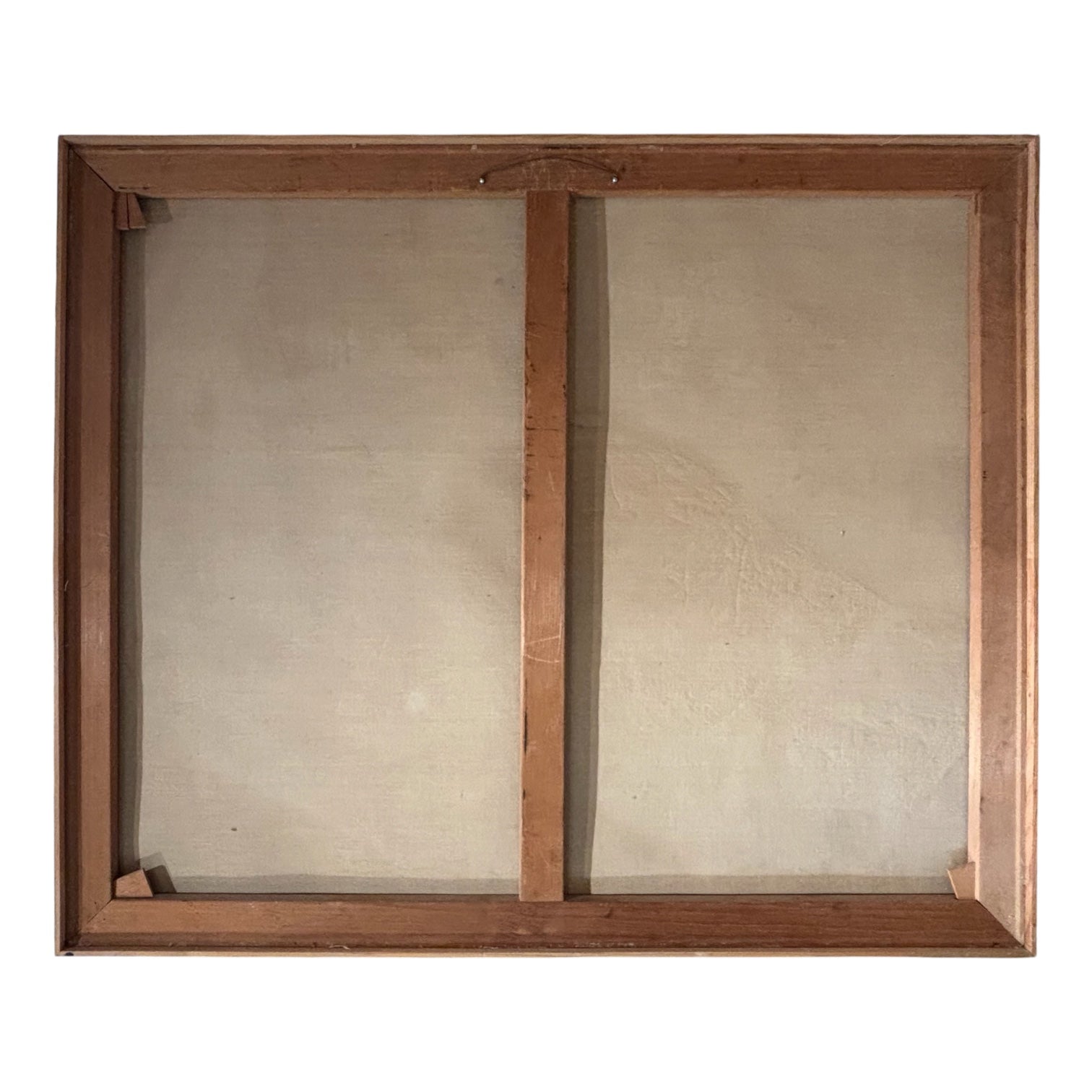Monochromatic Painting of a Reclining Nude in Original Black Wood Frame