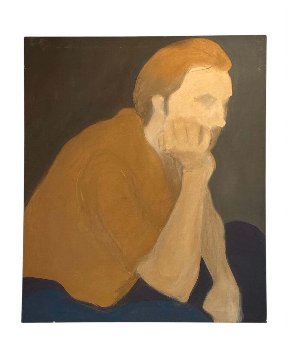 Reserved WF Portrait of a Seated Man in the Manner of Milton Avery