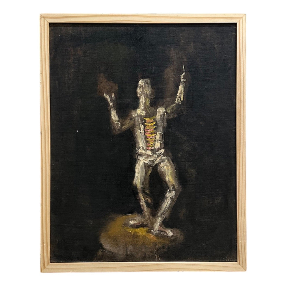 Painting Featuring Performative Figure in a Spotlight – Gillian Bryce ...