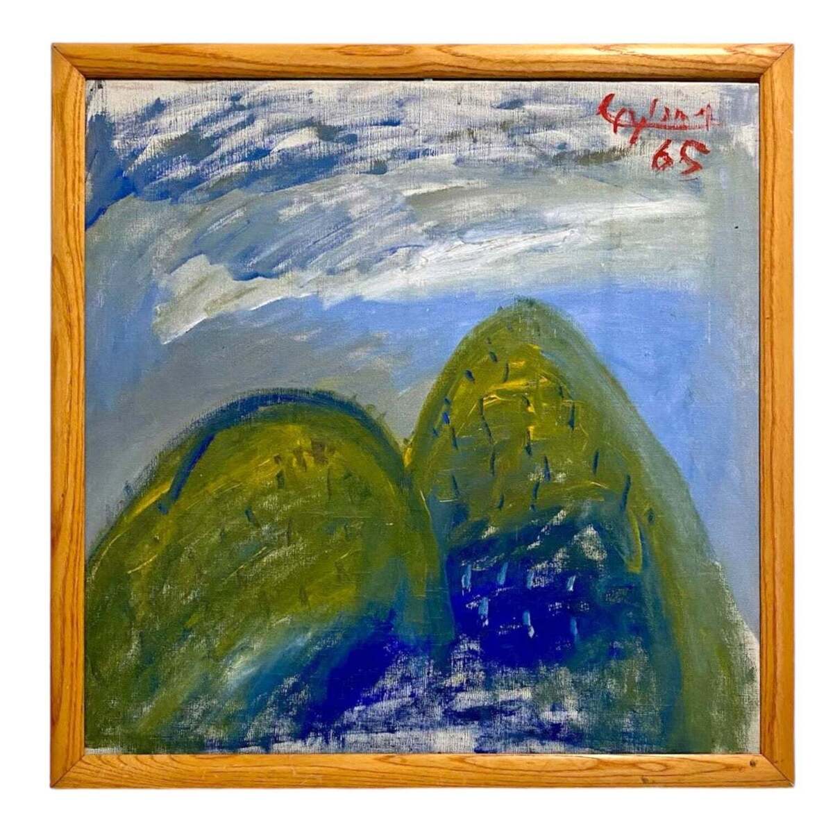 Naive Modernist Landscape Painting