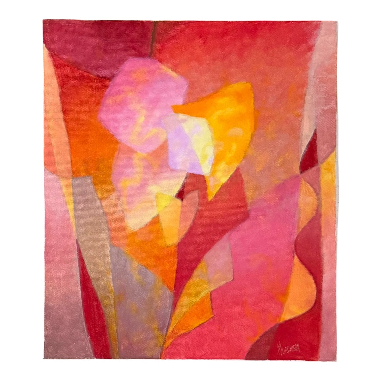 Radiant Painting in Warm Palette