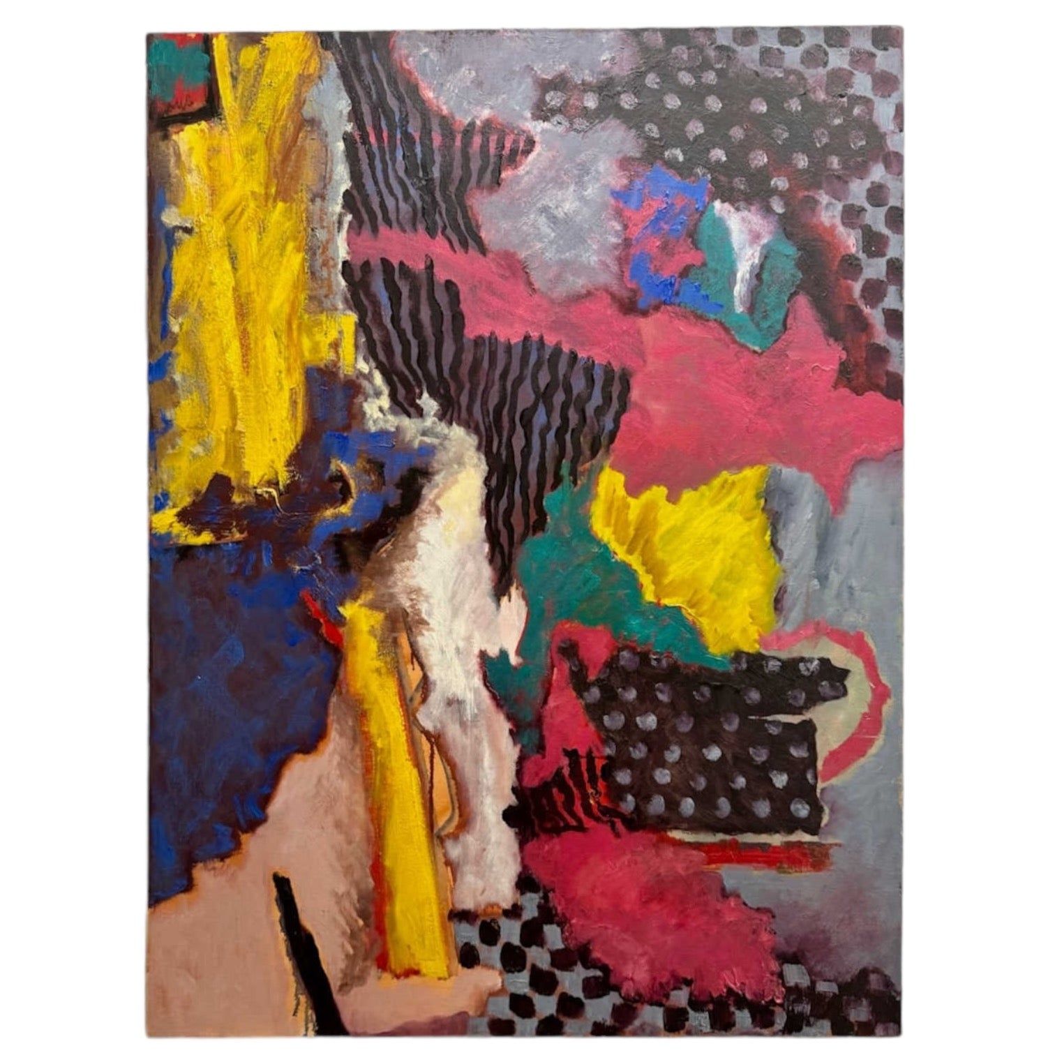 Energetic Patterned Abstract Painting (2)