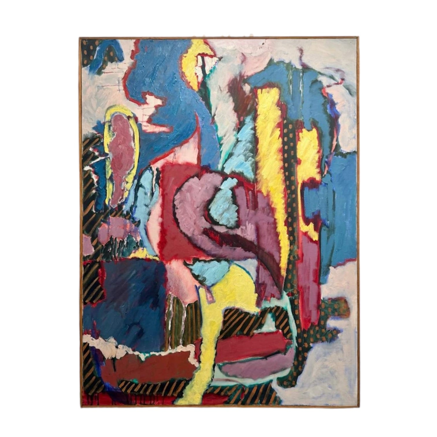 Patterned Abstract Expressionist Painting