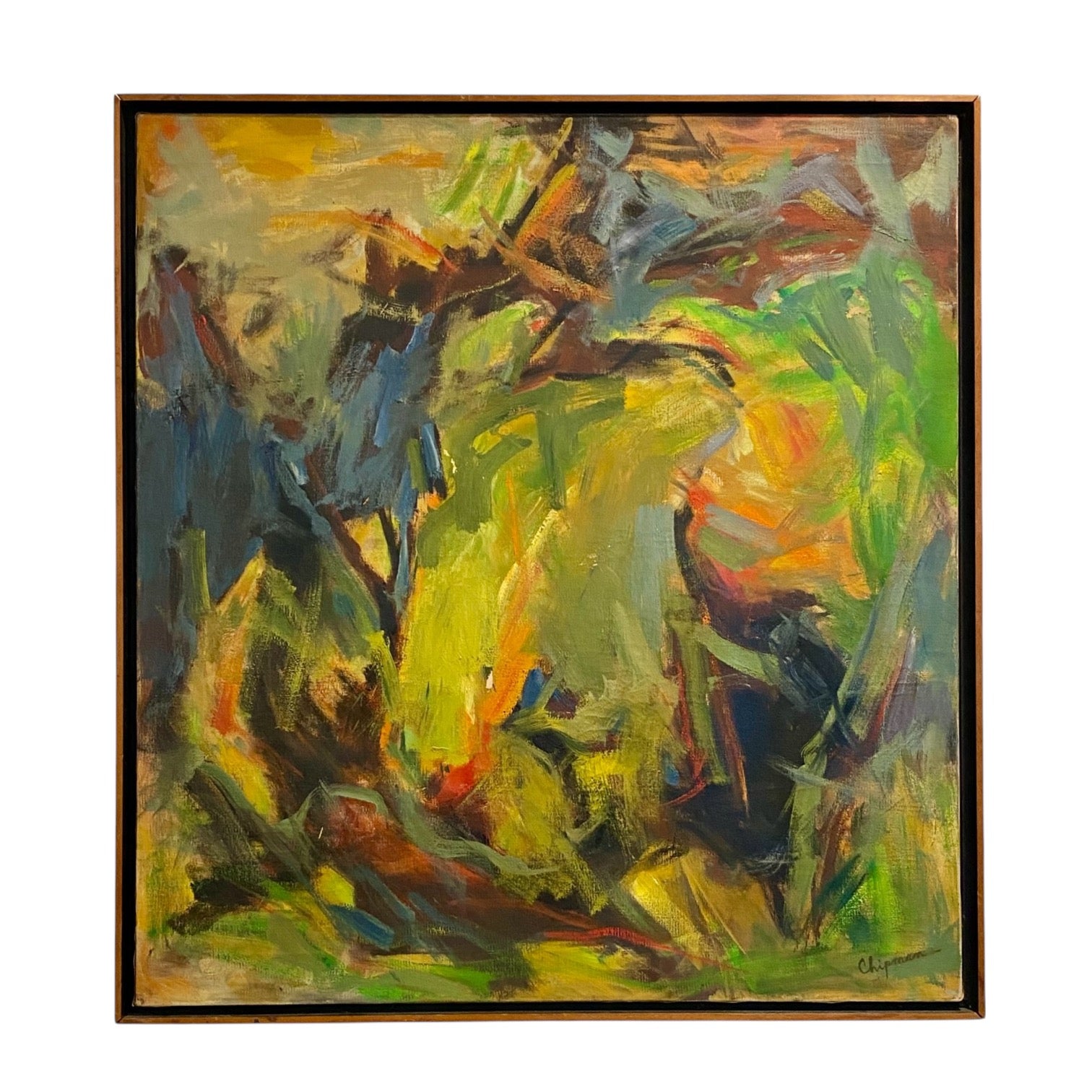 1965 Abstract Expressionist Oil on Canvas