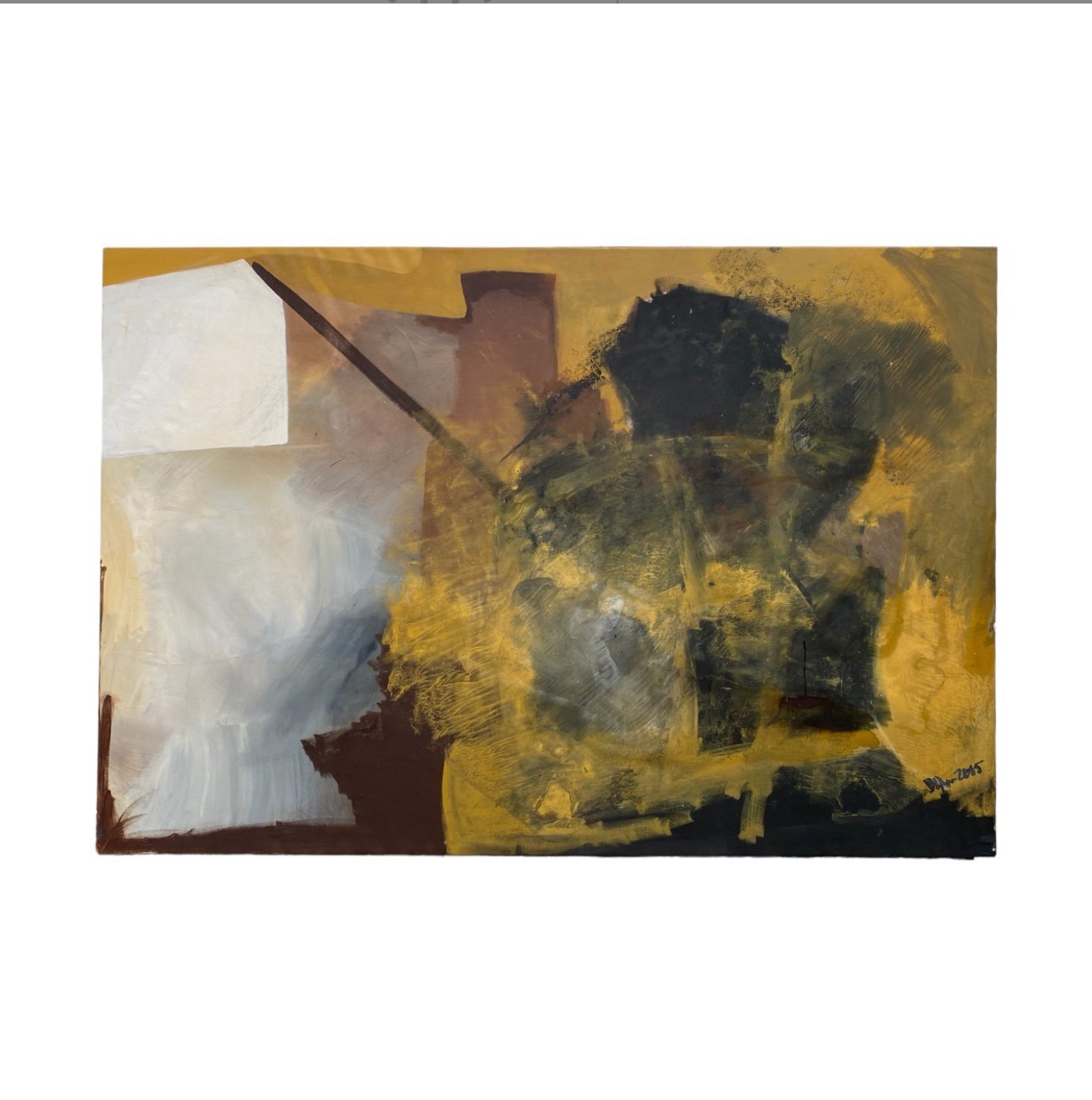 Monumental Abstract Oil on Canvas