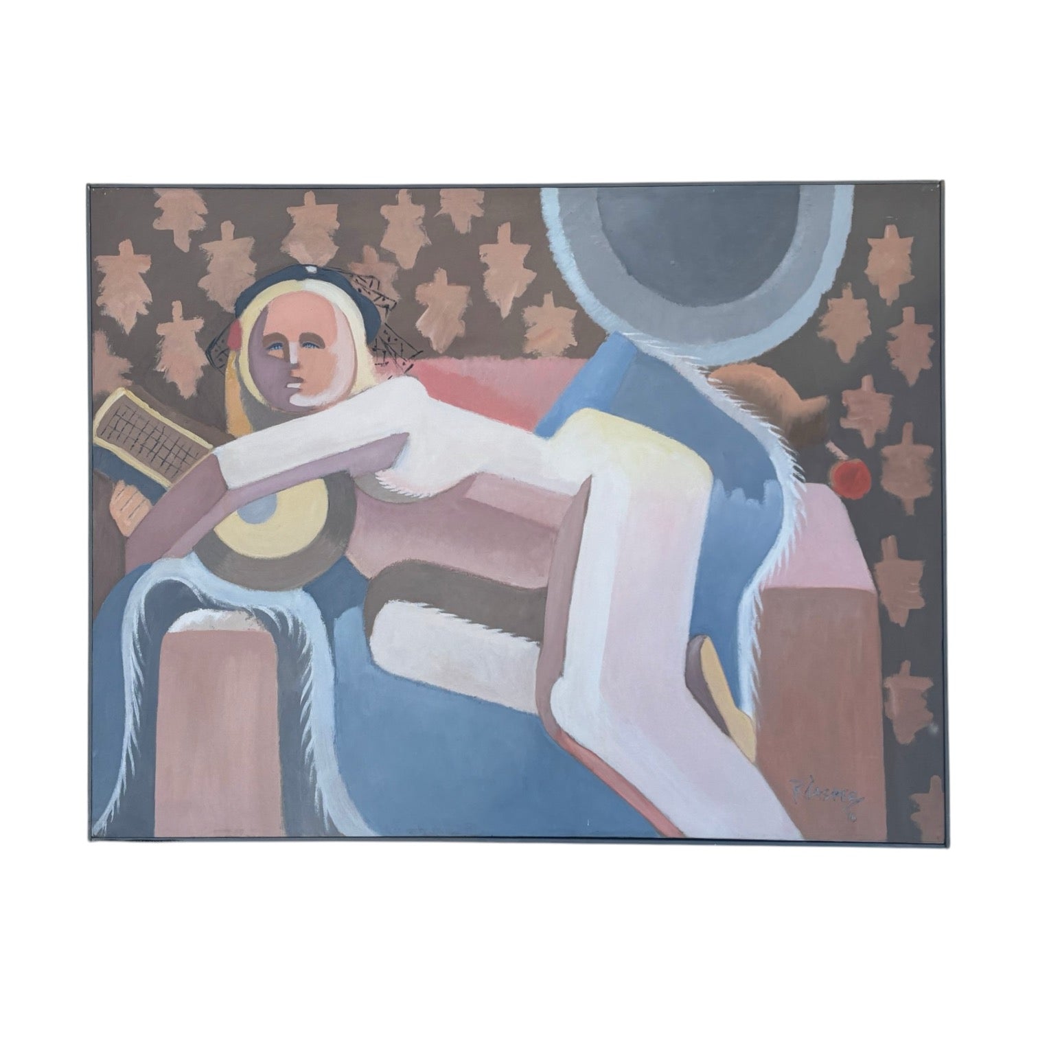 Reclining Woman with Lute