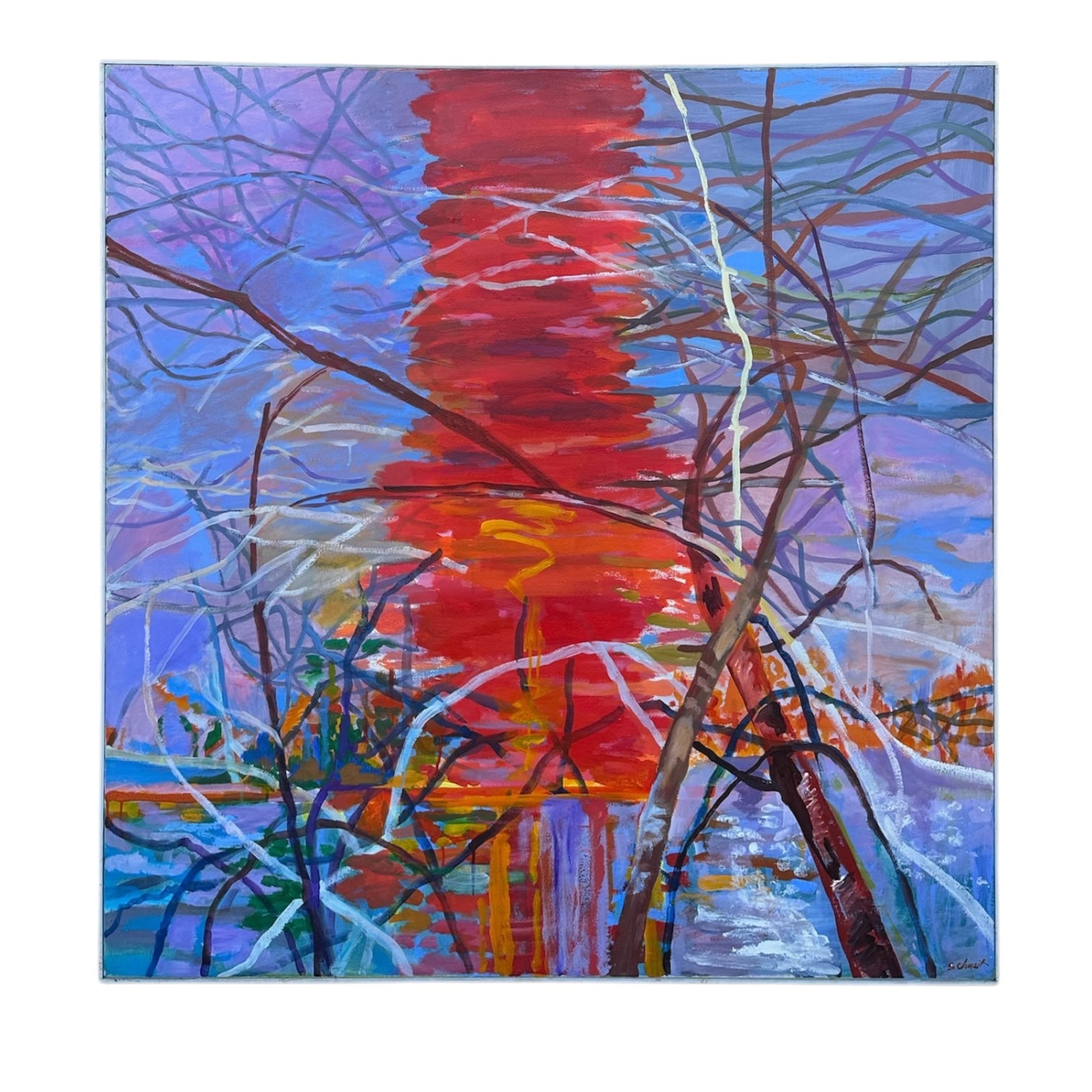 Abstract Expressionist High Energy Painting