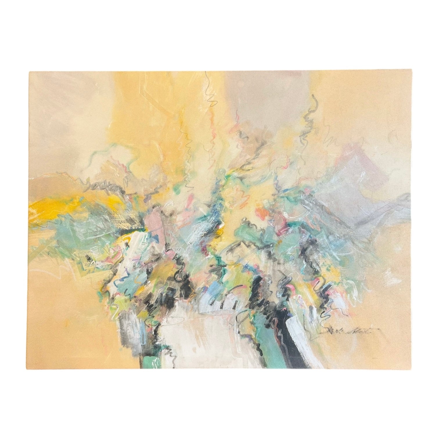 Vintage Abstract in  a Soft Palette