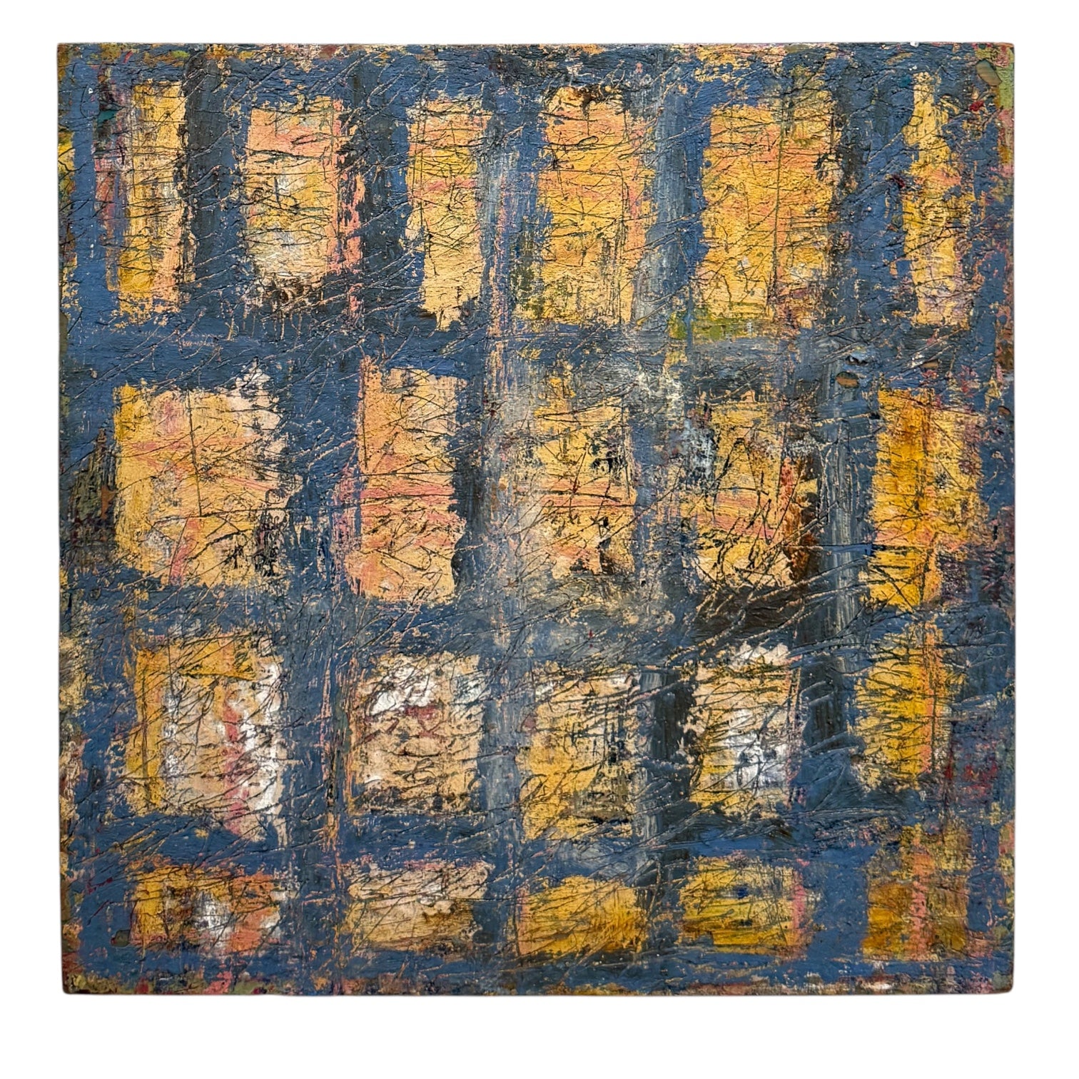 Heavily Impasto Oil Painting on Cradled Board / 1