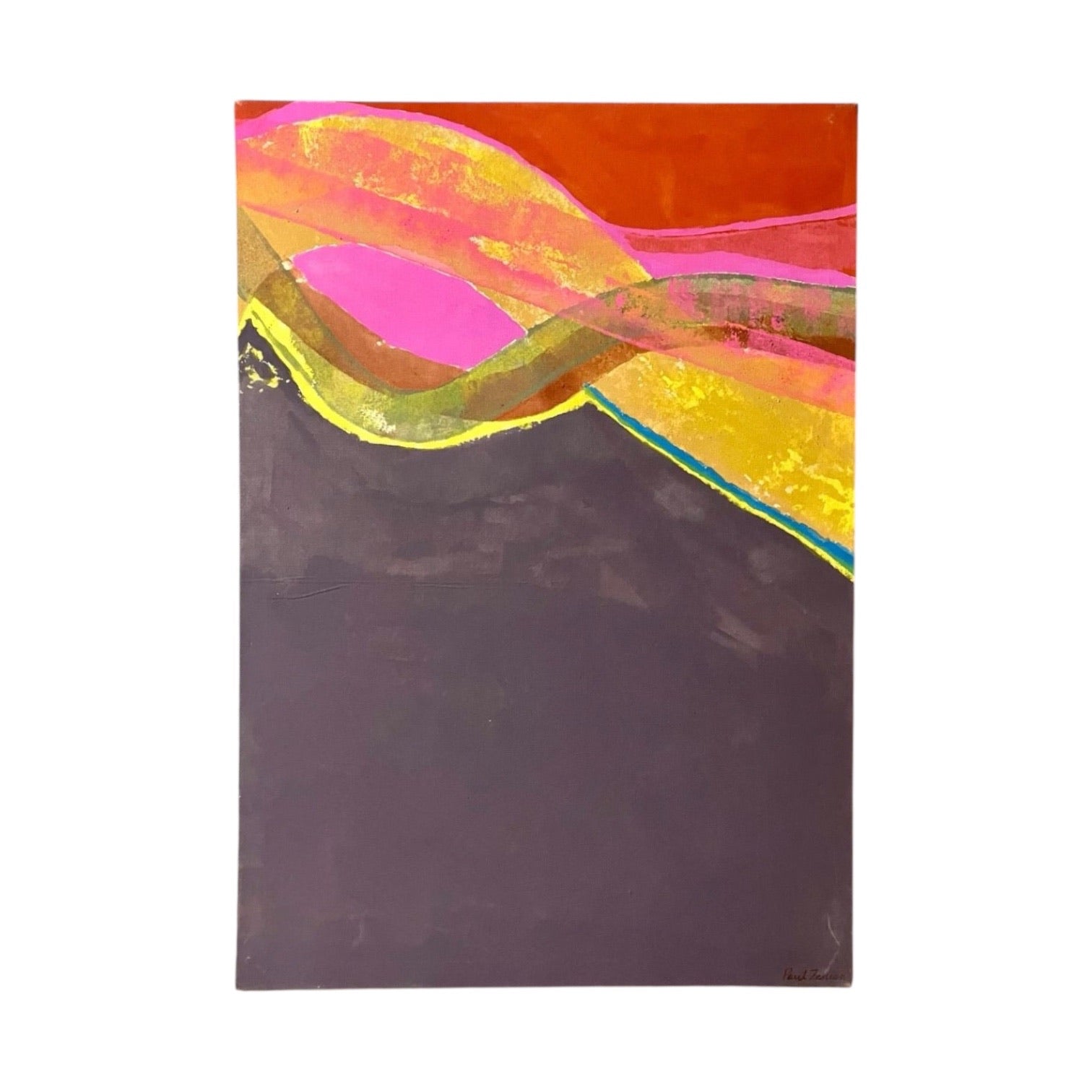 1970 Stain Painting in the Manner of Morris Lewis