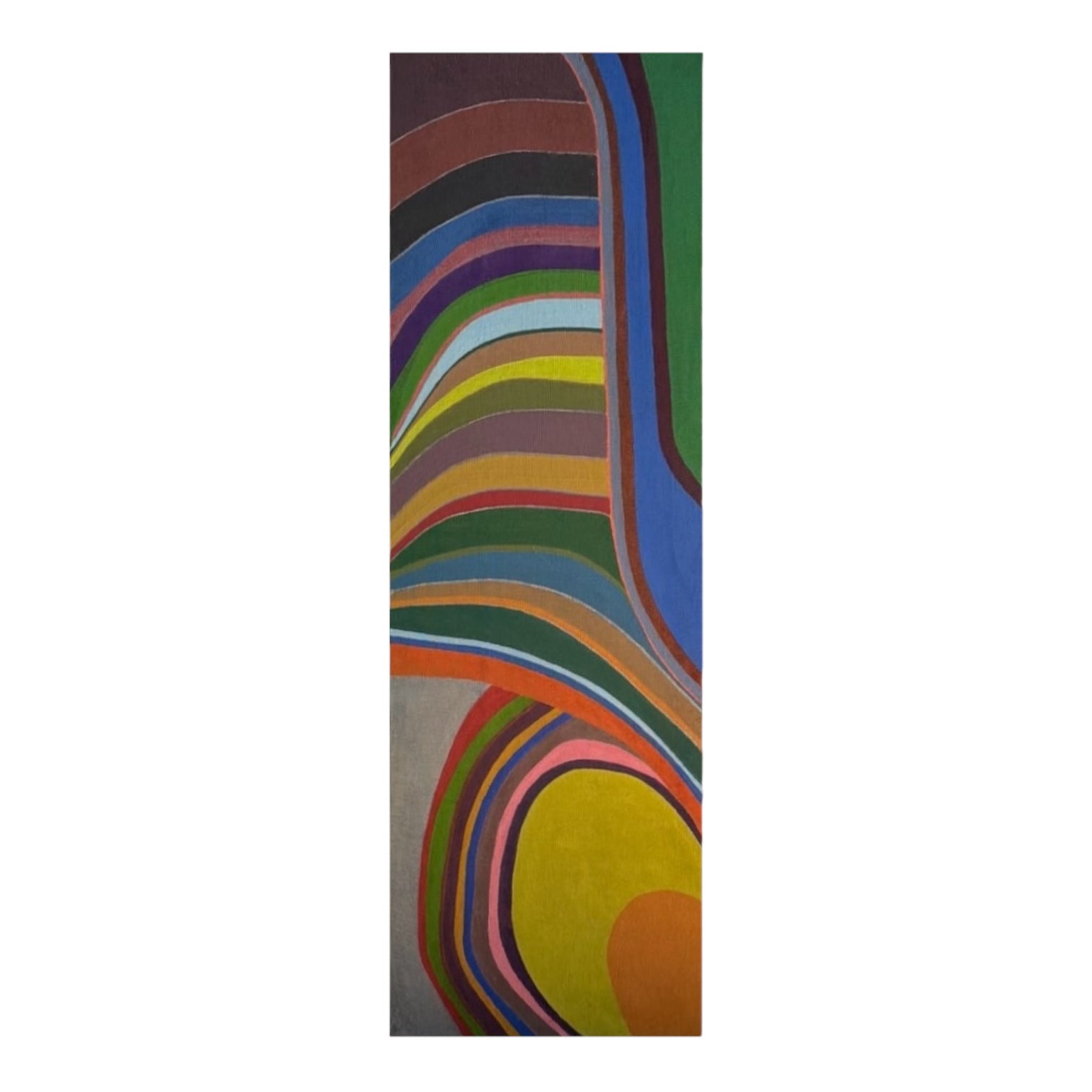 Boldly Colorful Color Blocked Abstract on Canvas #4