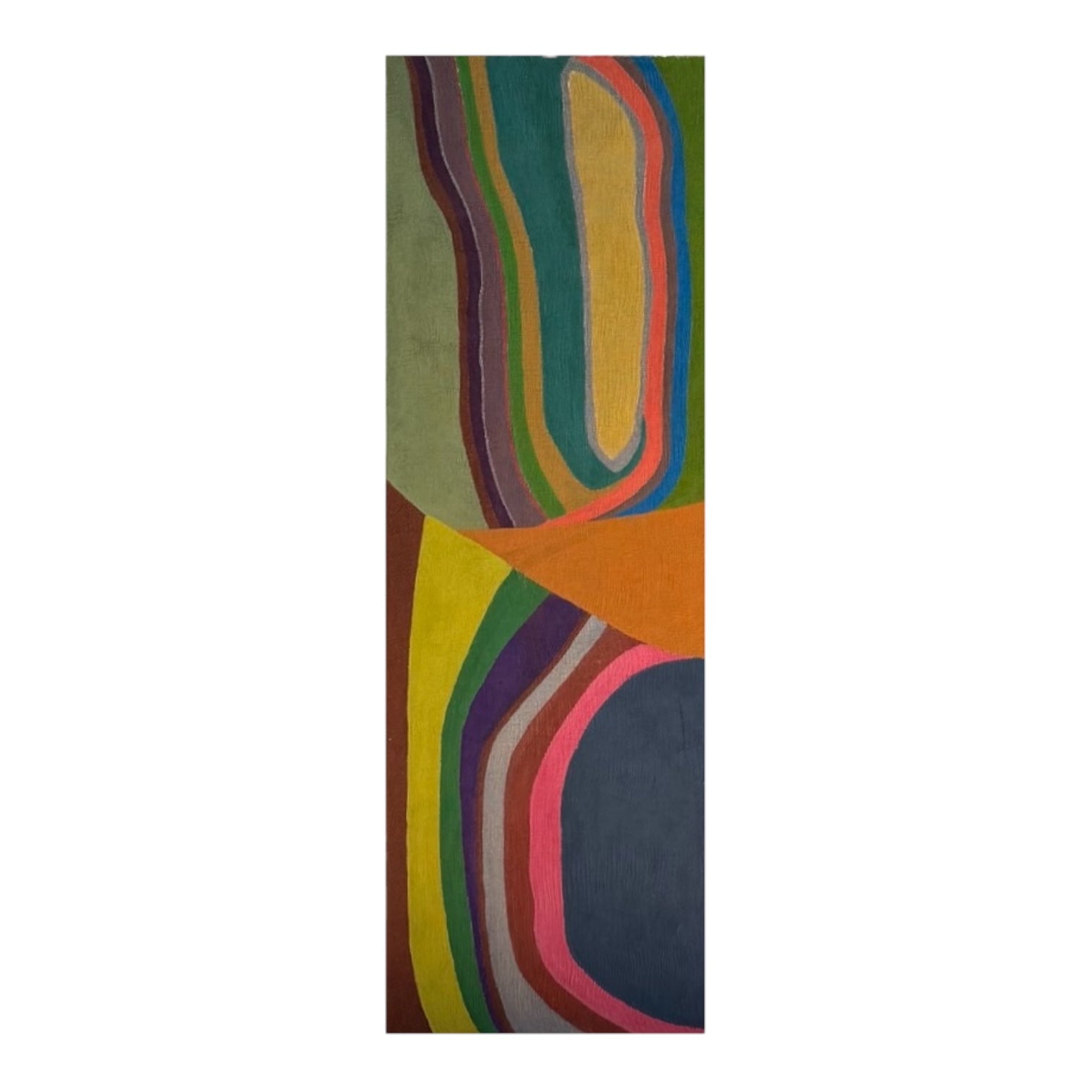 Boldly Colorful Color Blocked Abstract on Canvas #2