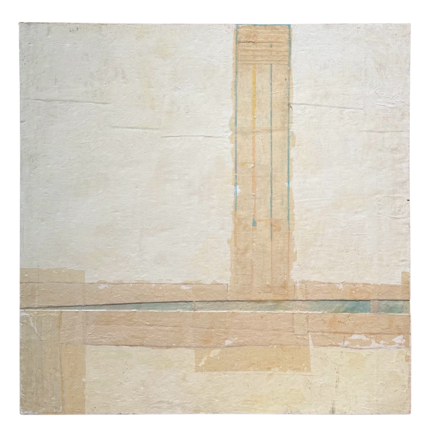 1992 Minimalist Tonal Painting on Panel