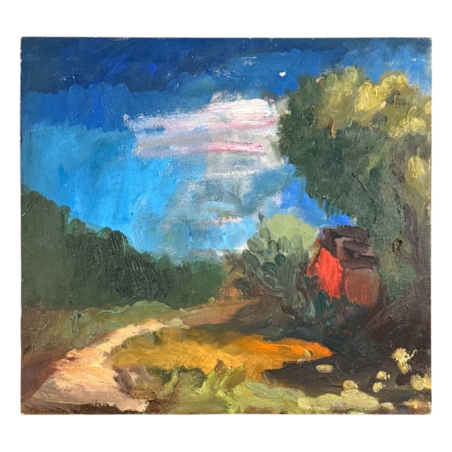 Colorful Landscape on Board