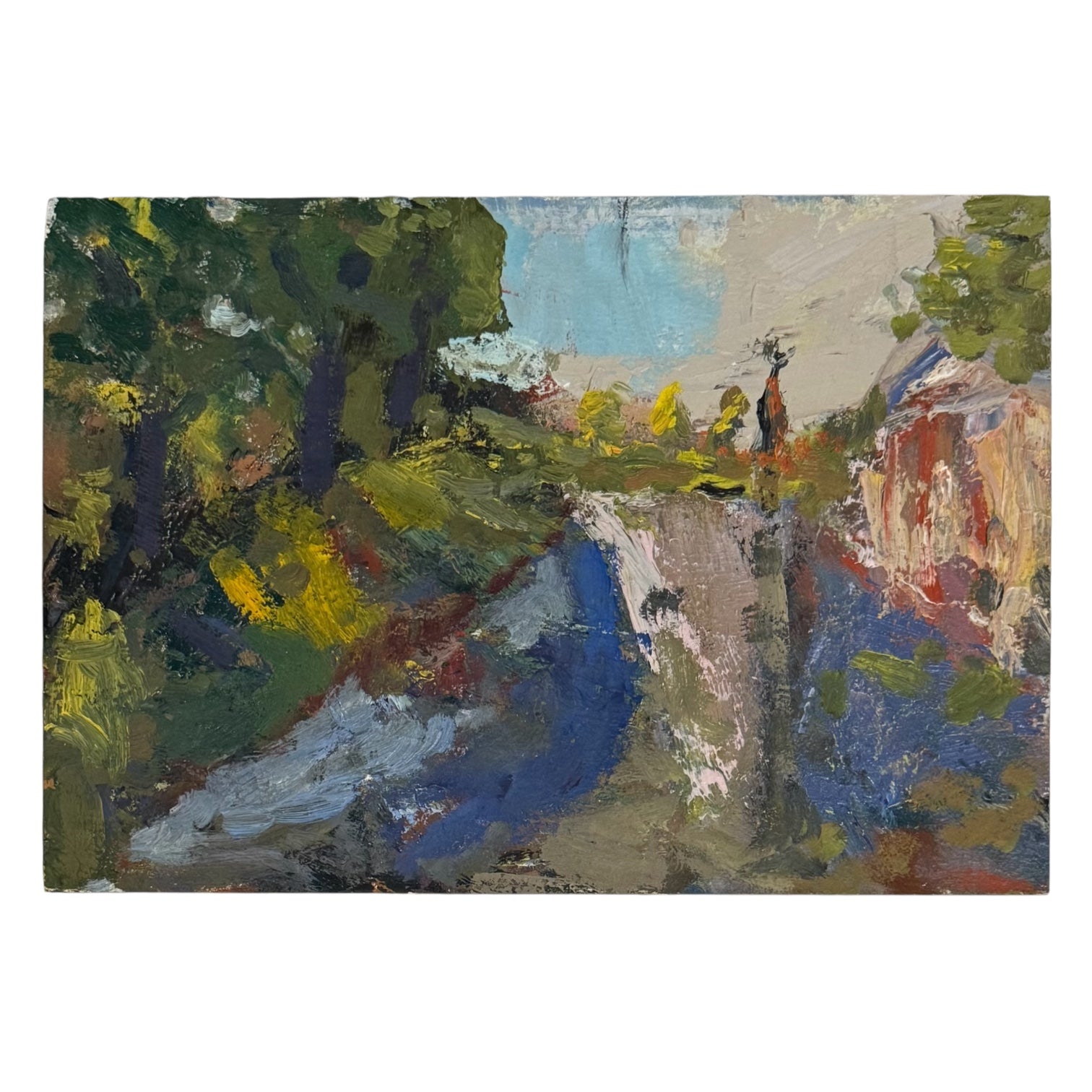 Ethereal Landscape with Heavy Impasto