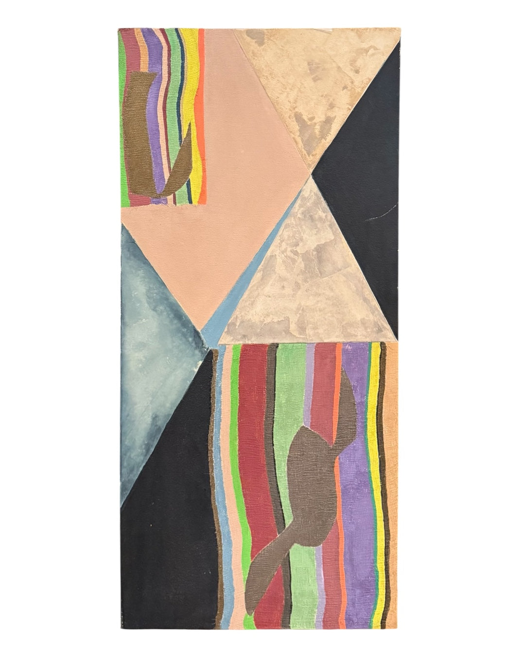 Colorful Geometric Abstract on Canvas