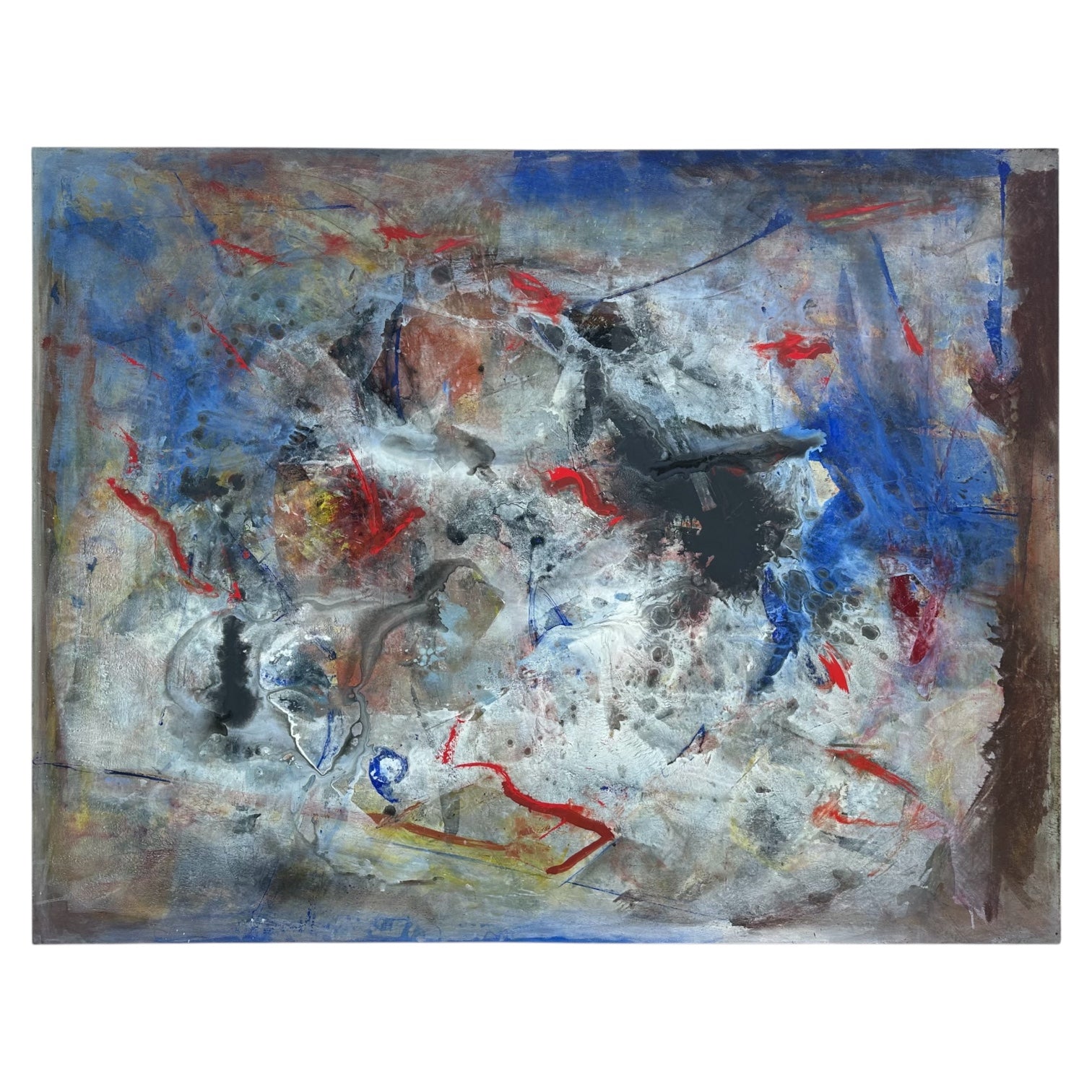 Monumental Gestural Abstract Expressionist Painting