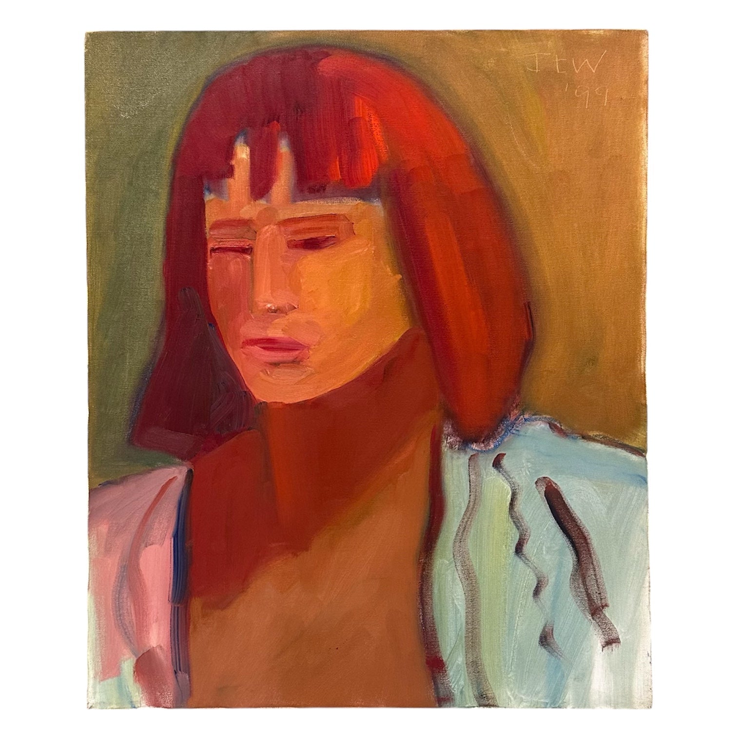 Portrait of Red Haired Woman