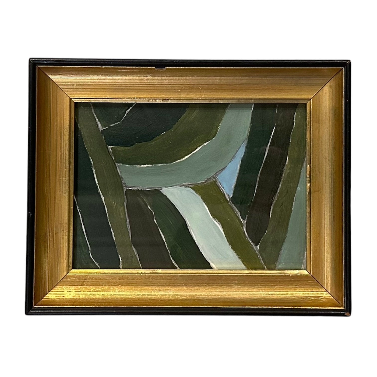 Moody Abstract in Shades of Green