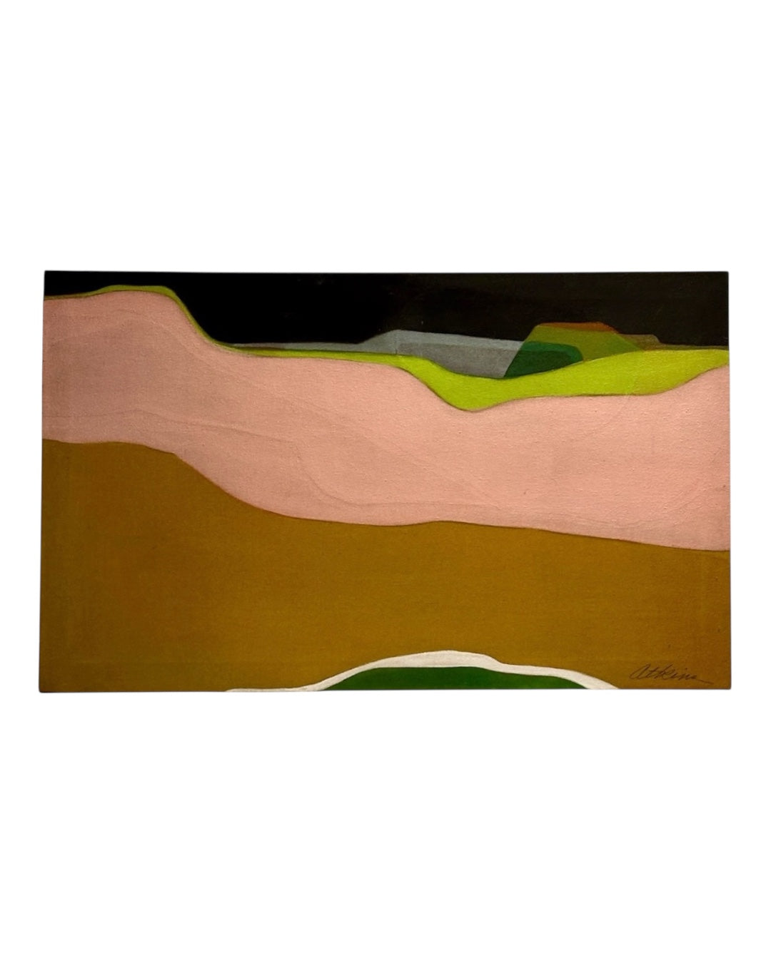 Reserved Vintage Abstract Landscape