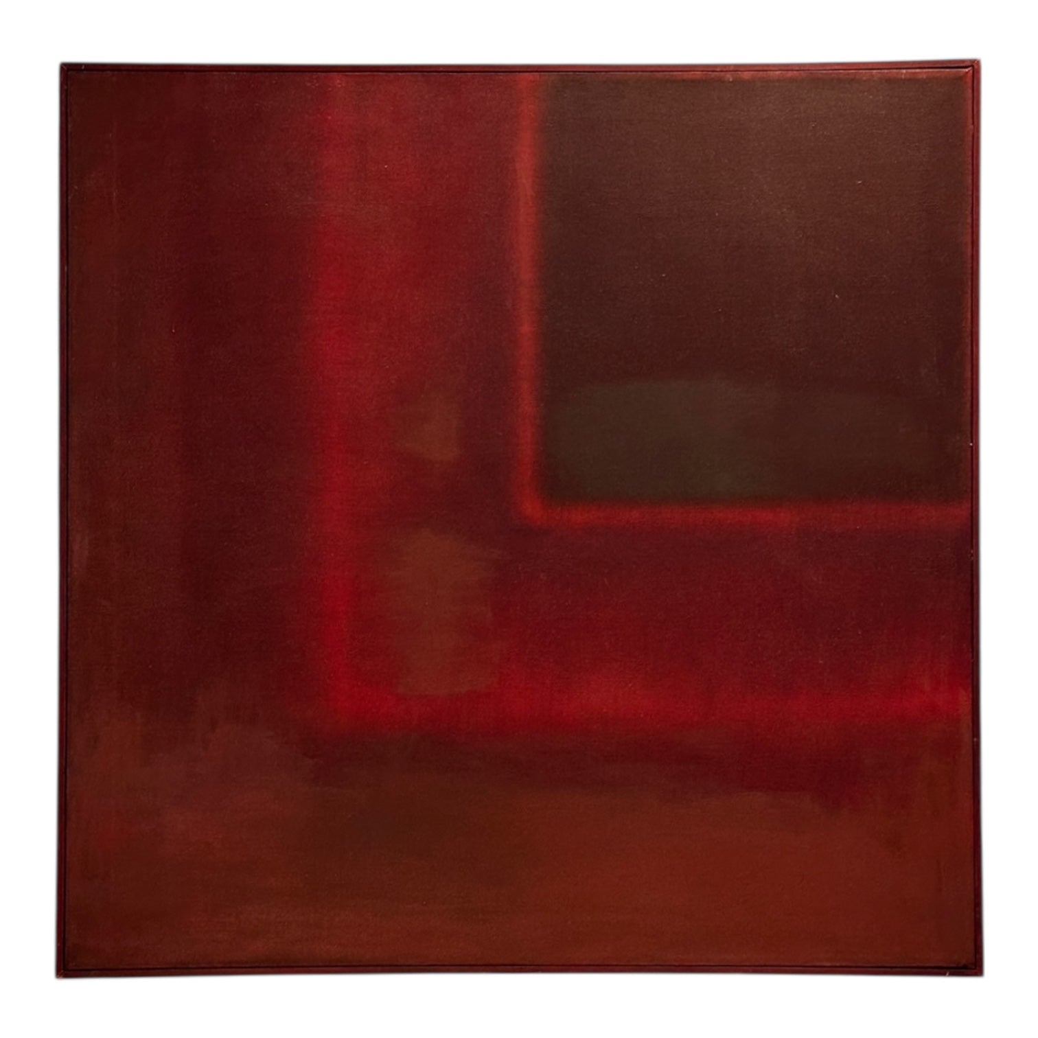 Reserved EC Monochromatic Geometric Abstract in Shades of Red