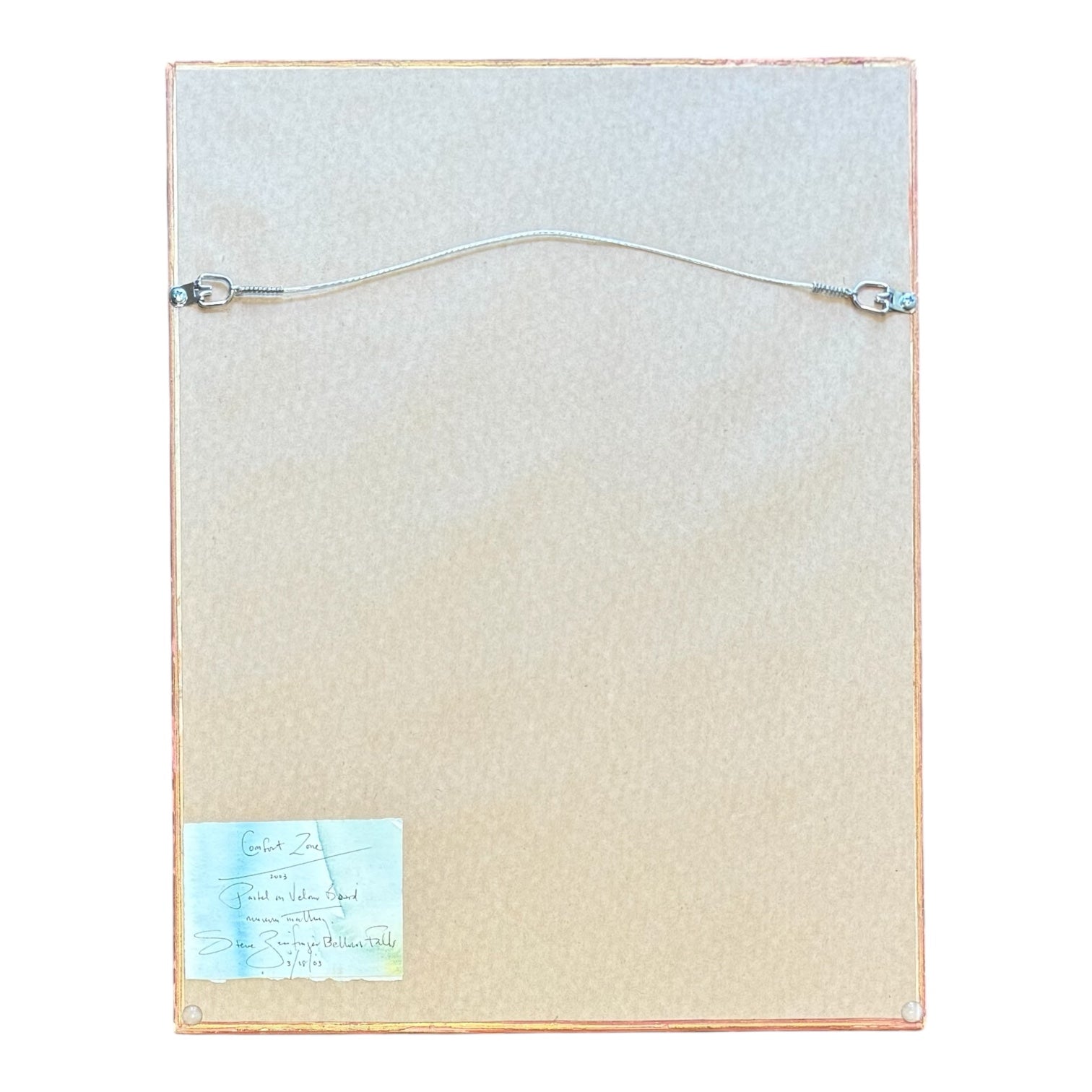 Reserved UD / Abstract Biomorphic Drawing in Vintage Frame