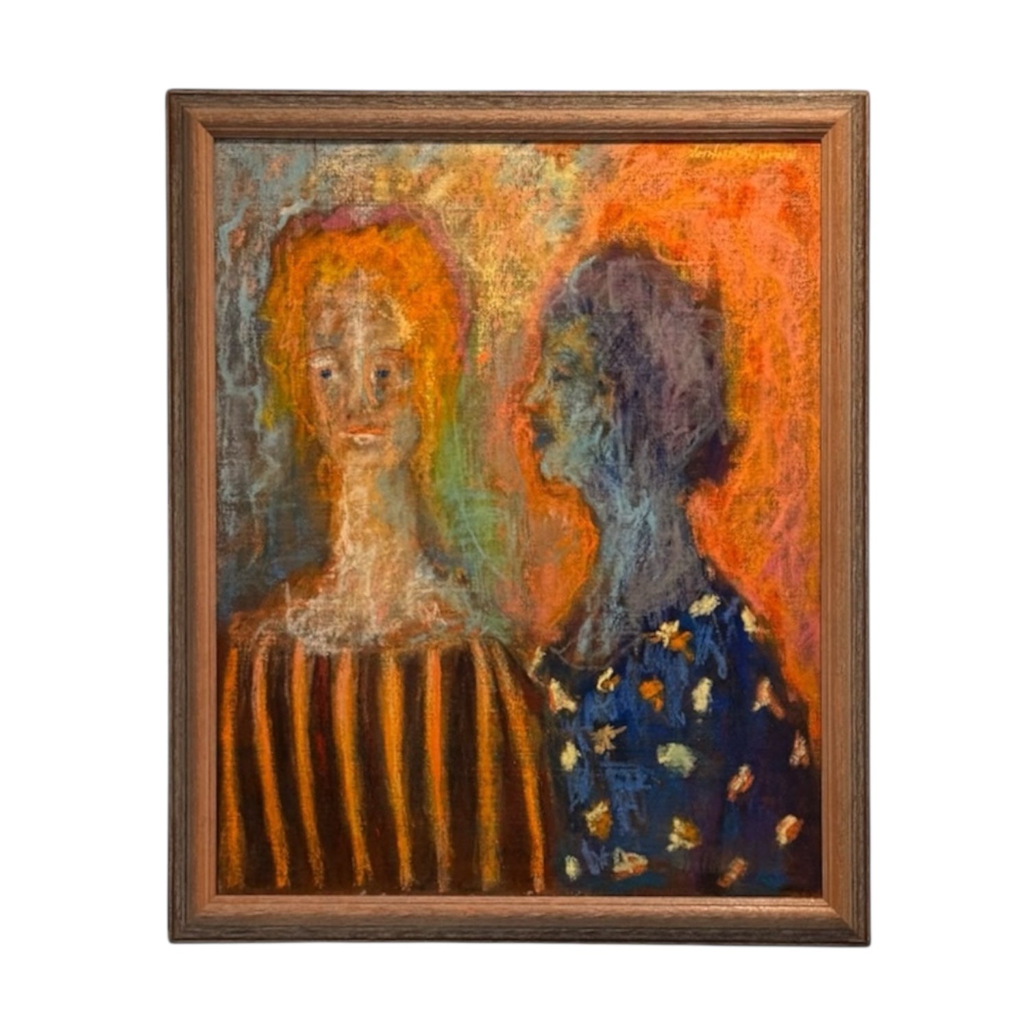 Reserved DF Portrait of Two Woman in Vibrant Colors
