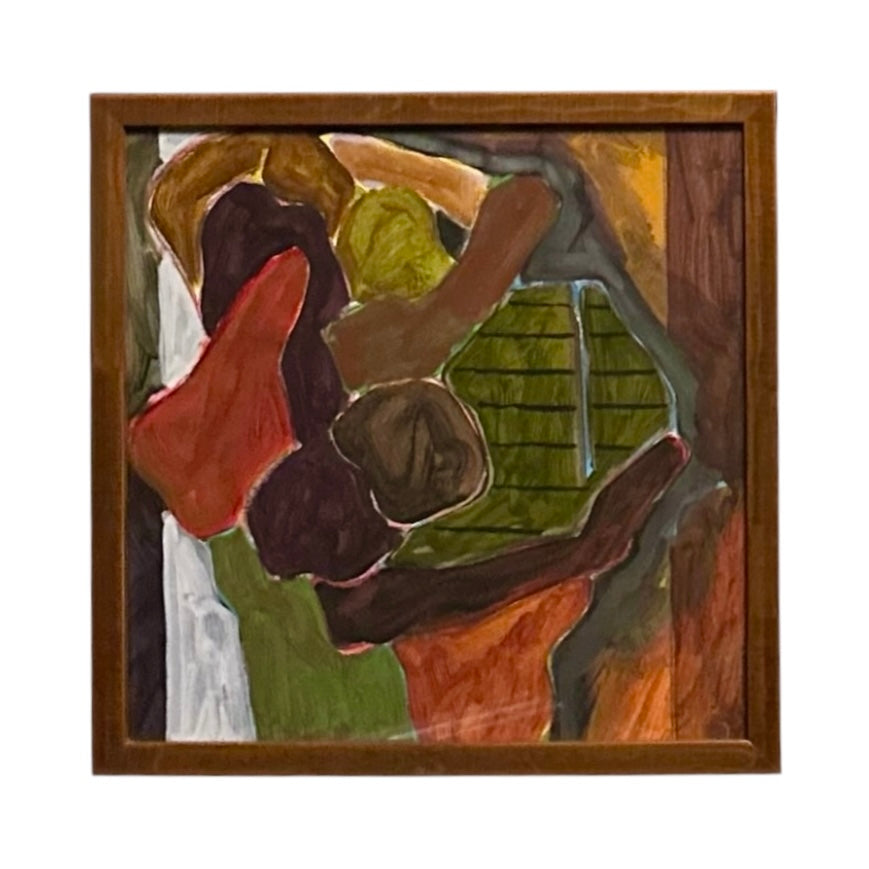 Reserved BCD Harley Francis Moody Abstract in Custom Copper Frame