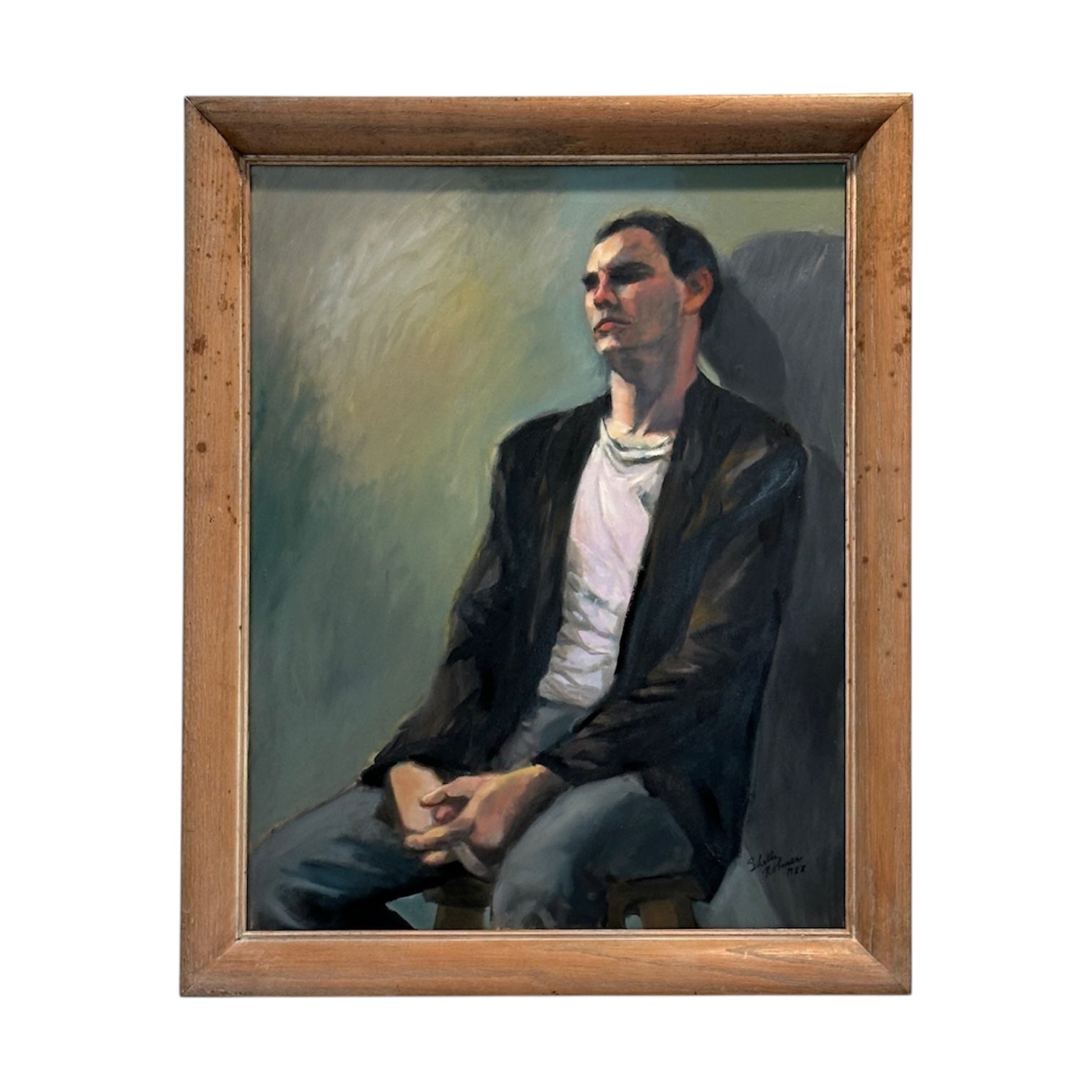 Reserved SSS Portrait of a Seated Man