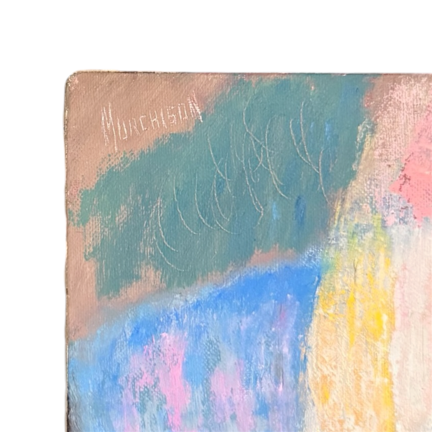 Faceted Soft Edged Abstract Painting
