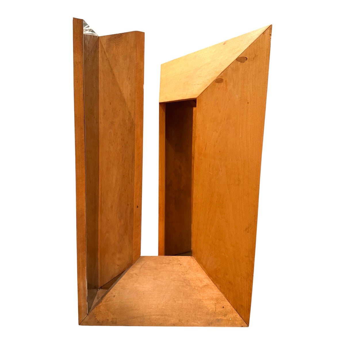 David Seccombe (1929-2020) Renowned Installation Artist Massive Wood and Steel Sculpture