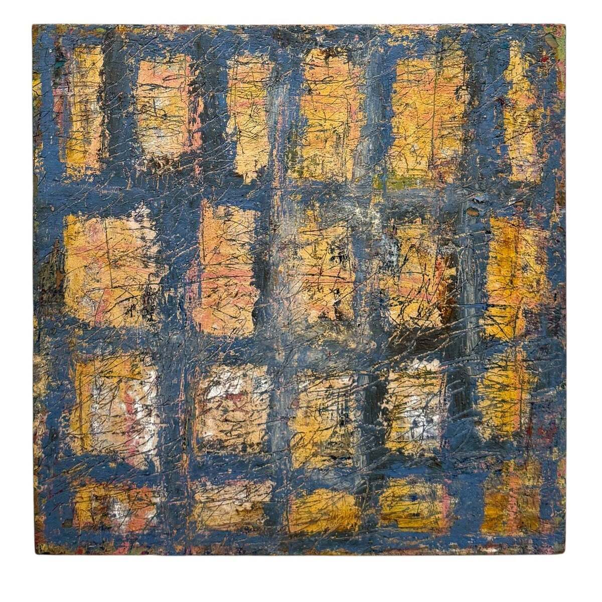 Heavily Impasto Oil Painting on Cradled Board / 1