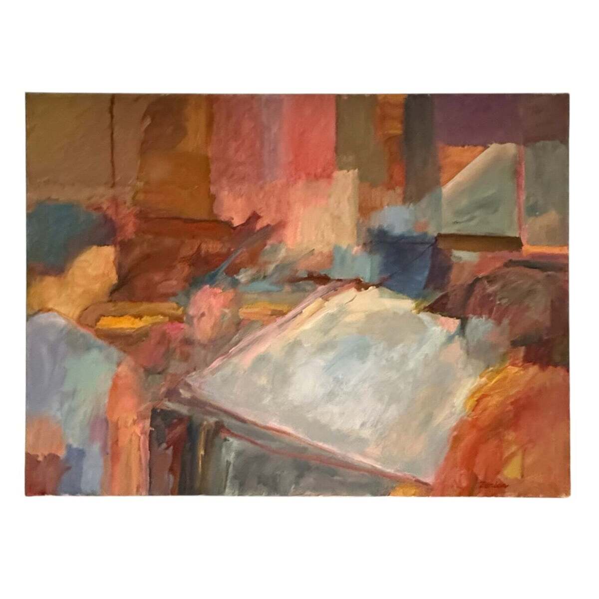 Large Narrative Painting with Figures