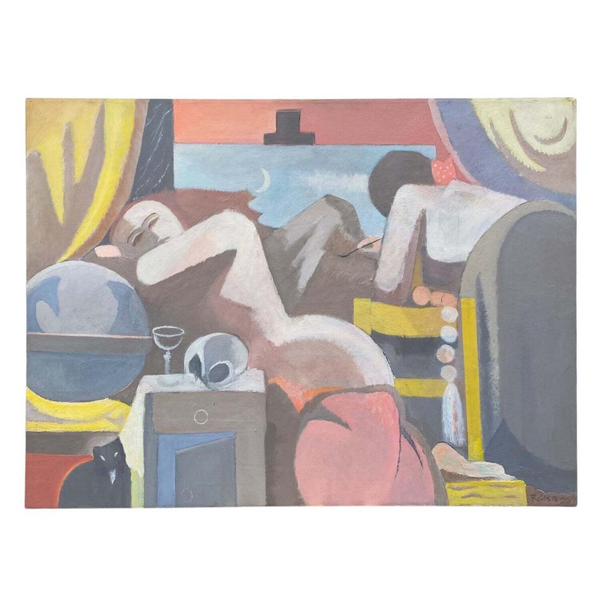 Artist Studio with Two Women