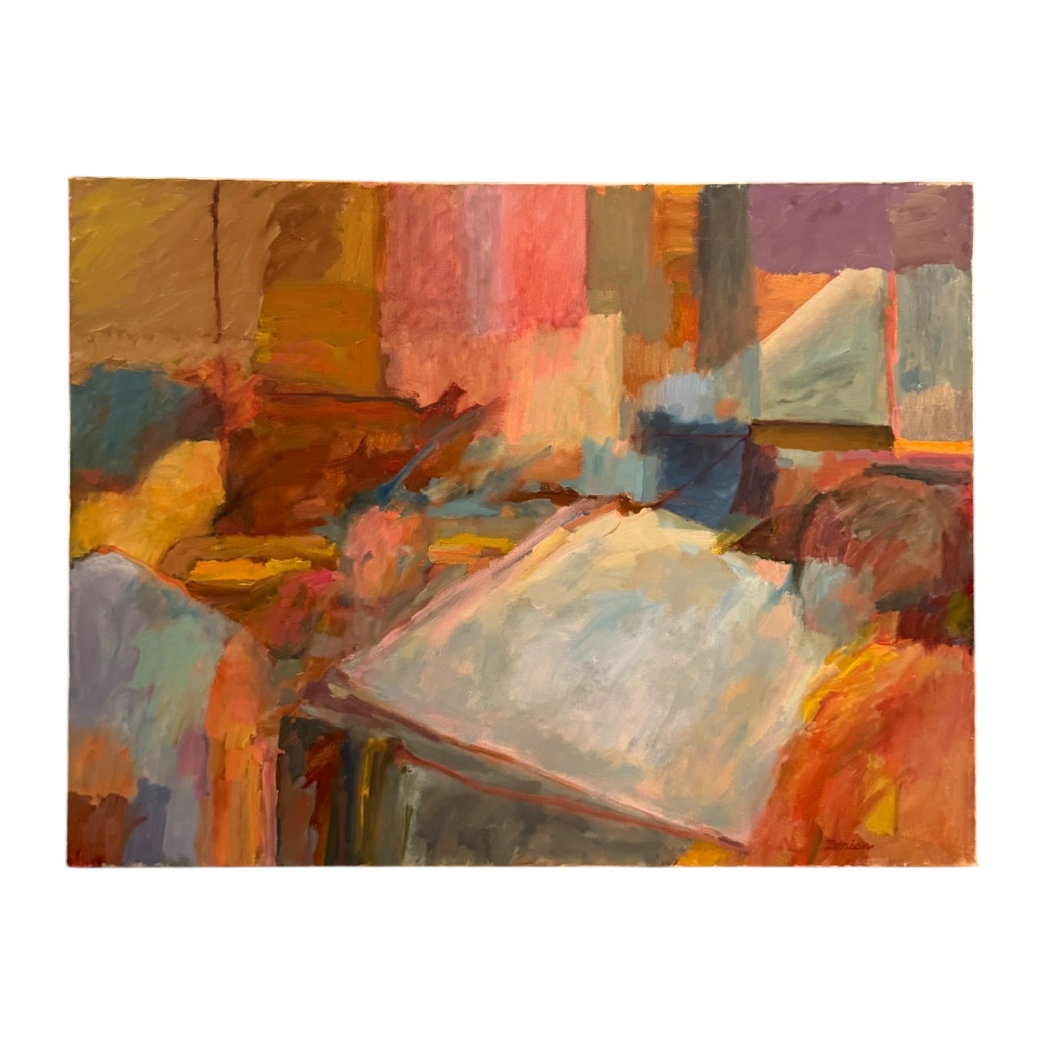 Large Narrative Painting with Figures