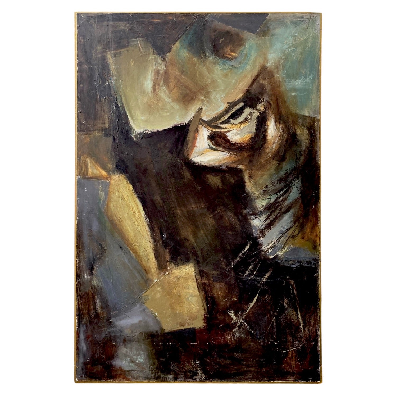 Monumental Abstract Expressionist Oil Painting